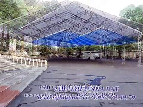 Nhà bạt không gian trong một sự kiện của Đan Viện Biển Đức Thiên Bình