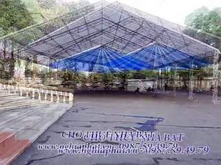 Nhà bạt không gian trong một sự kiện của Đan Viện Biển Đức Thiên Bình