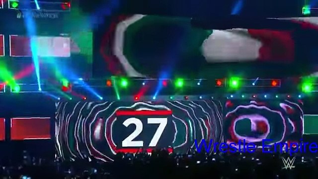 Royal Rumble 2017 Entrances - The Undertaker & Goldberg & Brock Lesnar & Roman Reigns