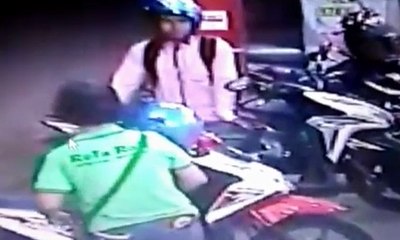 Lagi, Maling Motor Minimarket Terekam CCTV