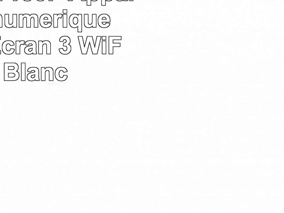 Samsung ST150F Appareil photo numérique 162 Mpix Ecran 3 WiFi USB Blanc