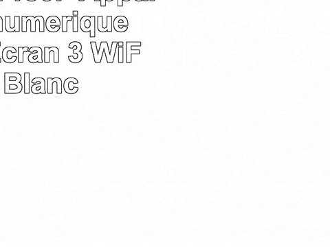 Samsung ST150F Appareil photo numérique 162 Mpix Ecran 3 WiFi USB Blanc