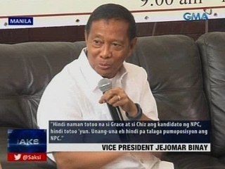 Saksi: VP Binay, umaasa pa ring makukuha ang suporta ni PNoy sa Eleksyon 2016