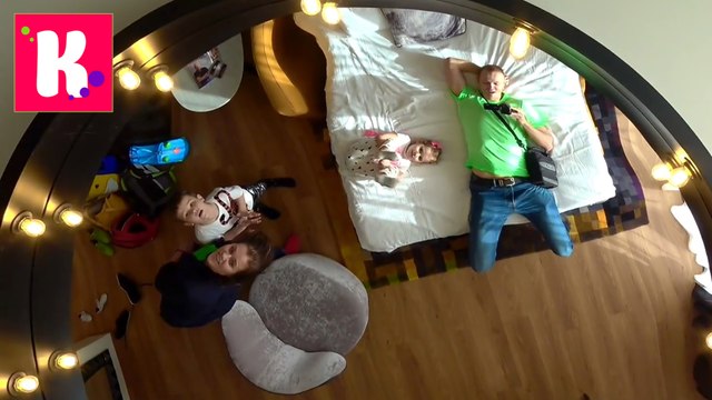 ВЛОГ На ОСТРОВЕ в Океане Хард Рок Большая ванная с пенной Рум Тур Fun family and kid's video на канале у Кати и Макса