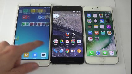 Xiaomi Mi Max vs. Nexus 6P vs. iPhone 7 Plus Speed & Comparison!