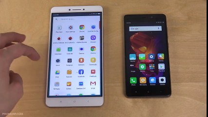 Xiaomi Mi Max vs. Xiaomi Redmi 4 Prime - Benchmark Speed!