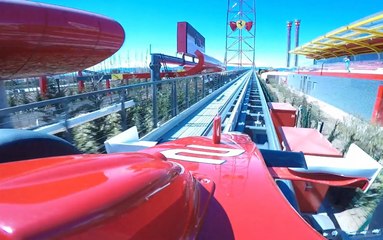 Vidéo onride pour Red Force à Ferrari Land