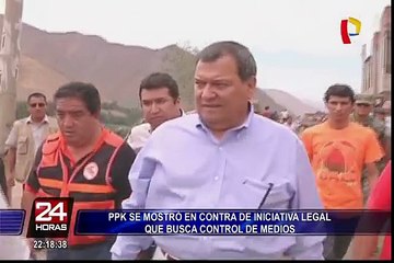 PPK se mostró en contra de iniciativa que busca control de medios