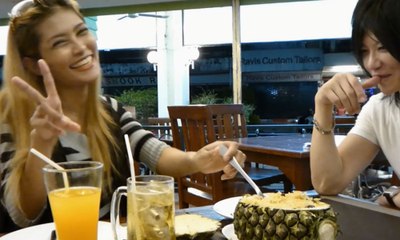 可愛いタイの美人,Bangkok travel,cute girl in Thailand with Nagoya host