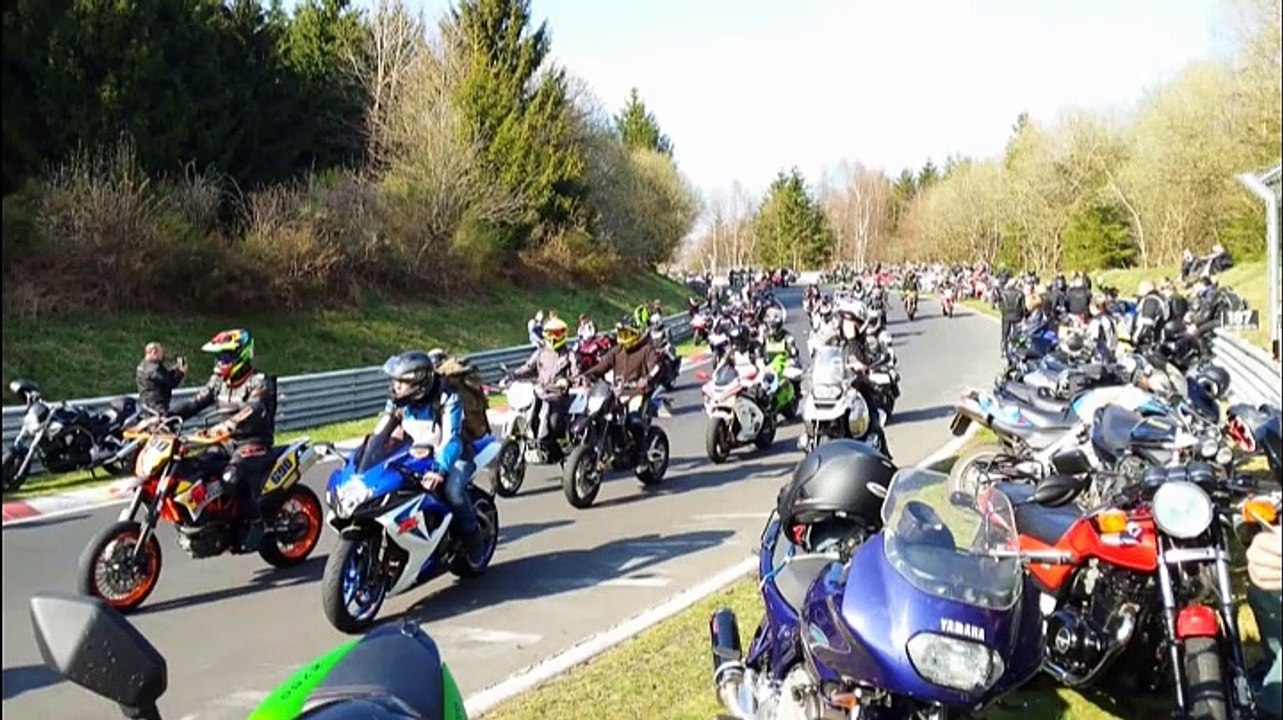 Anlassen Nürburgring 02.04.2017  Yamaha xj 600 s Diversion