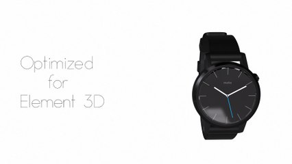 Motorola Moto 360 for Element 3D
