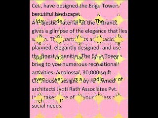 The Edge tower Resale 2 Bhk Ready To Move Property in Ramprastha City sector 37D Gurgaon 8826997781