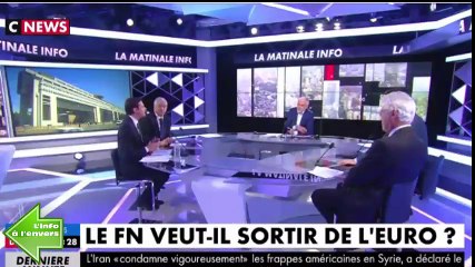 Florian PHILIPPOT (07-04) Débat sur la sortie de l'Euro avec des Economistes et un chef d'Entreprise