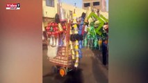 بالفيديو .. الأهالي بمنطقة الكرنك يحتفلون بمولد 