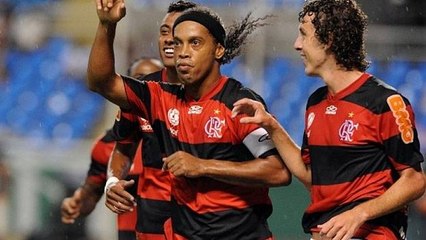 Em 2012 Ronaldinho fez Gol e o Flamengo levou a melhor sobre o Fluminense