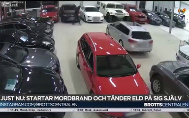 Instant Karma : Un vandale met le feu à un garage automobile.. Et va le payer très cher !