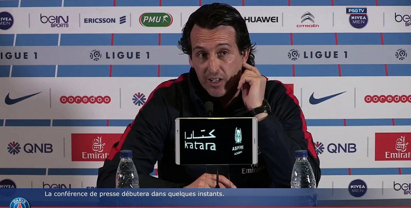 Unai emery avant Guingamp