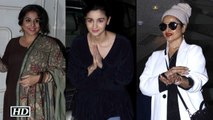 Alia, Rekha’s Gesture For Vidya | “Begum Jaan” Screening