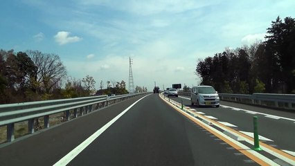 首都圏中央連絡自動車道 (圏央道) 日の出IC～つくばJCT 2017.03.29 part 2/2