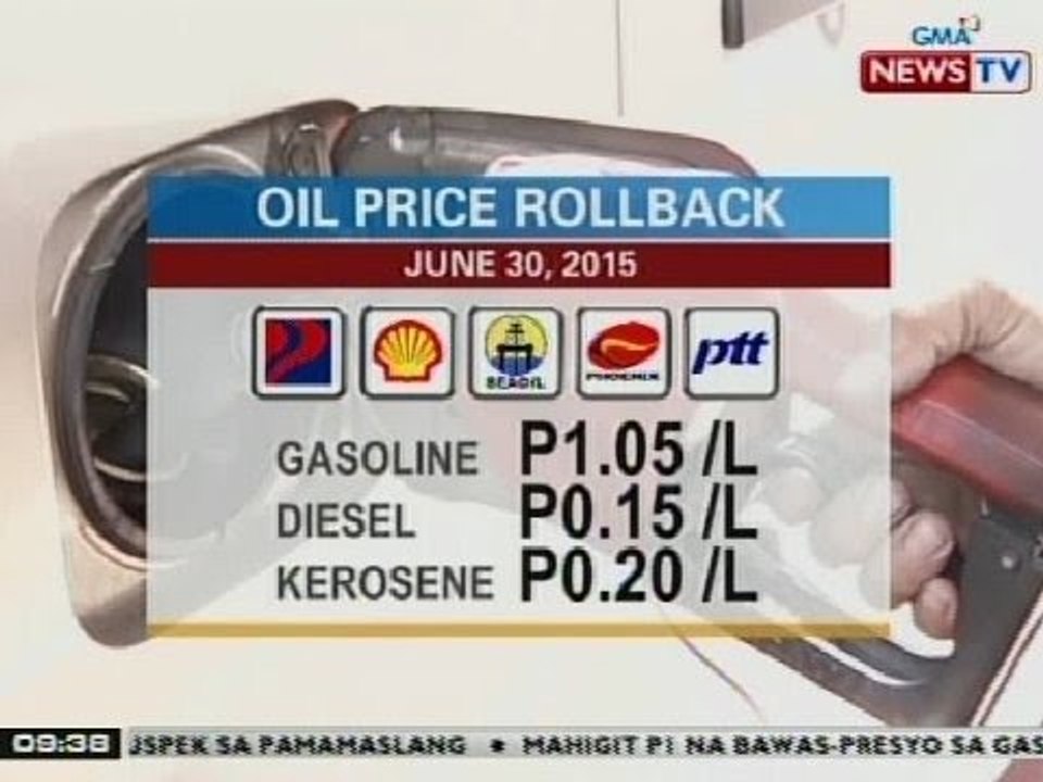 NTG: Oil price rollback, muling ipinatupad ng ilang oil firms