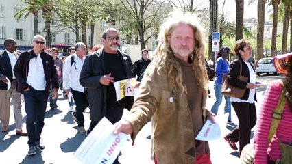 Manifestation contre la venue de Marine Le Pen à Ajaccio