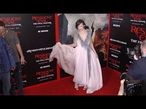 Milla Jovovich Resident Evil: The Final Chapter LA Premiere Red Carpet