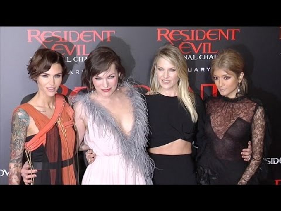Milla Jovovich, Rola, Ruby Rose, Ali Larter "Resident Evil: The Final Chapter" LA Premiere