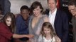 Milla Jovovich, Paul and Ever Anderson 