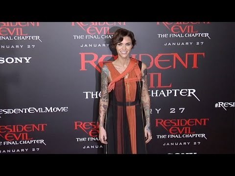 Ruby Rose Resident Evil: The Final Chapter LA Premiere Red Carpet