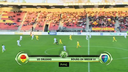 J32 : US Orléans 1-0 Bourg en Bresse