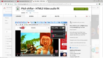 How to change the pitch of a voice in a streaming video - Donald Trump demon voice, Obama chipmunk voice