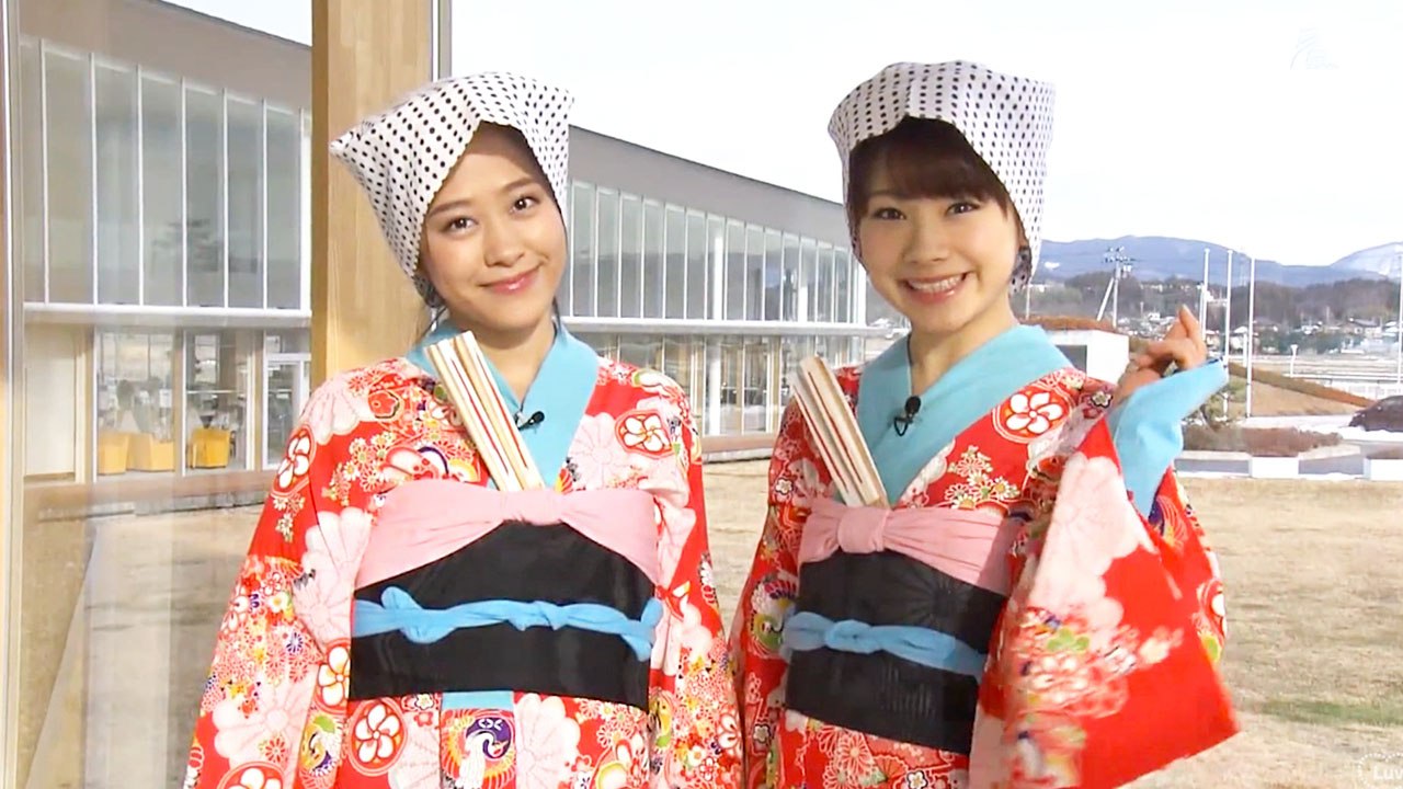 モーニング娘。'17 石田亜佑美と小田さくら 宮城県の寺崎はねこ踊りをならう. Morning...