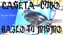 HAZ UNA CASETA CUBO PARA PEQUEÑOS ANIMALES / HAZLO TU MISMO / CASERA,BARATA Y FÁCIL