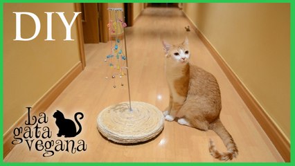 CÓMO HACER UN RASCADOR PARA GATOS RECICLADO / HAZLO TÚ MISMO / RASCADOR DE SUELO