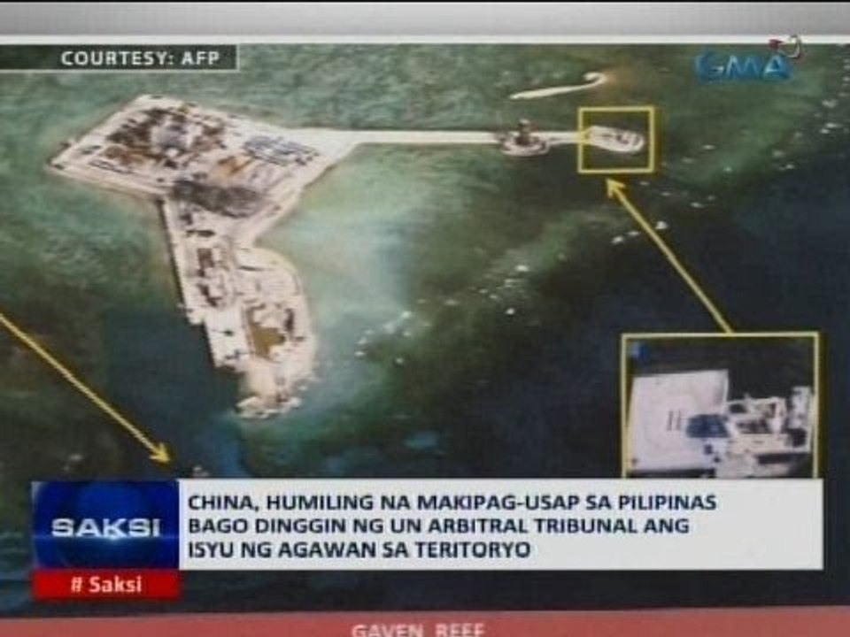 China, humiling na makipag-usap sa Pilipinas bago dinggin ng UN Arbitral Tribunal ang isyu sa WPS