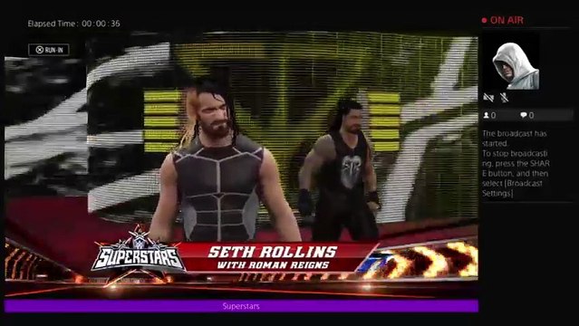 John Cena VS Seth Rollins YouTube championship Superstars Full match (125)