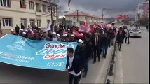 Sivas'ta TÜGVA öncülüğünde 'evet' yürüyüşü