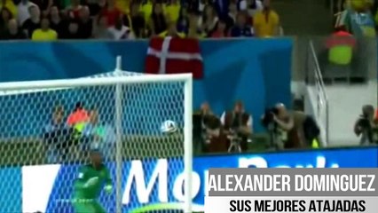 Mejores atajadas de Alexander Domínguez