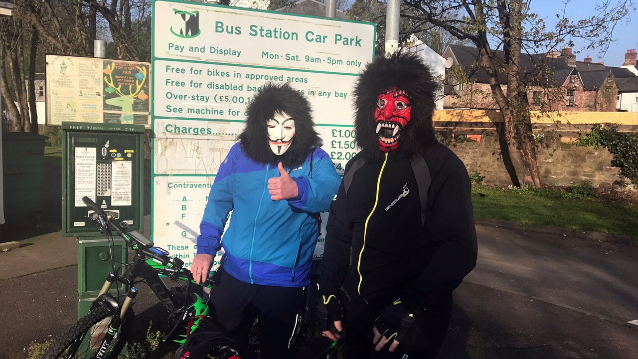 Mountain Biking around Sugar Loaf Mountain Abergavenny