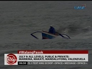 24 Oras: Ilang mangingisda sa Iba, Zambales, nangahas pumalaot sa kabila ng malalaking alon