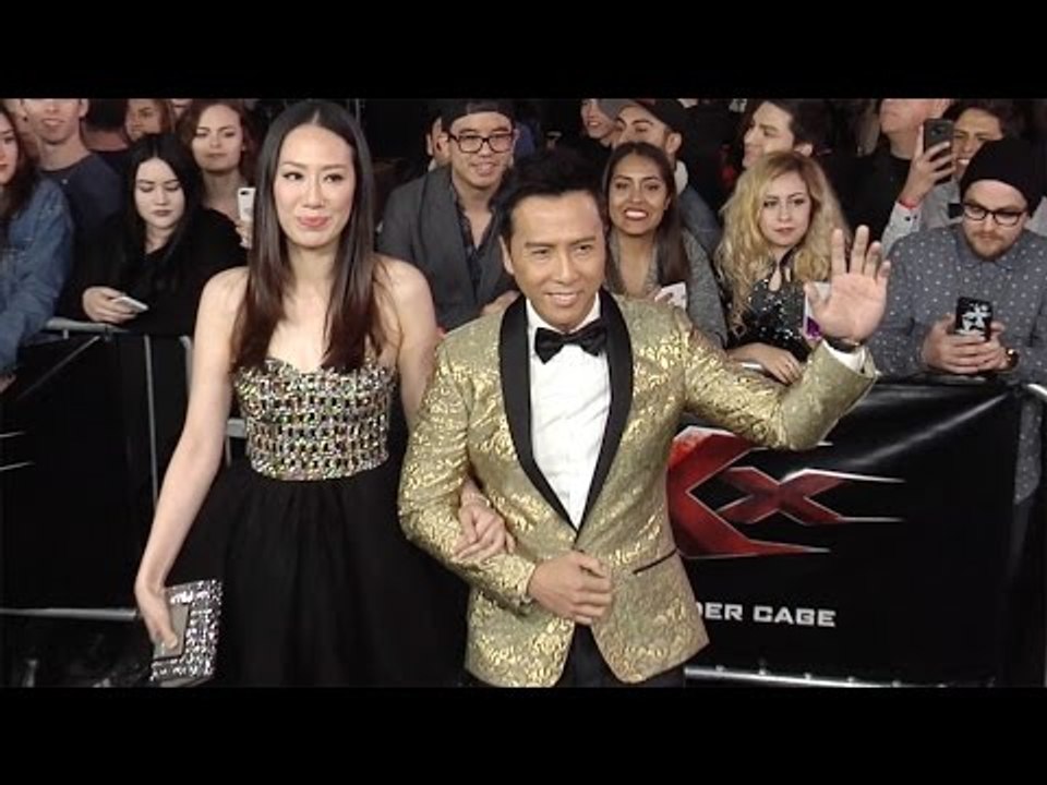 Donnie Yen and Cissy Wang "xXx: Return of Xander Cage" Los Angeles Premiere