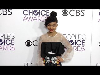Yara Shahidi "People's Choice Awards" 2017 Press Room Red Carpet