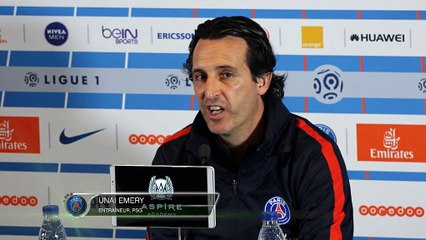 32e j. - Emery : "Je suis très content de Kimpembe"