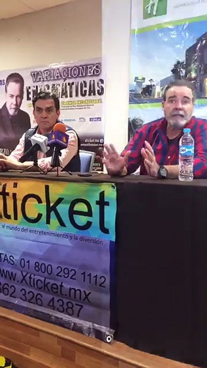 Jorge Salinas y Cesar Evora - Conferencia de prensa - Variaciones Enigmaticas
