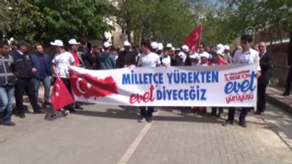 Tügva'dan "Türkiye Için Evet" Yürüyüşü