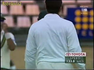 Famous Justin Langer vs Pakistan _refuses to walk_, SUCK SHIT CHEATERS! Hobart test 1999