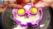Kidschanel - DIY How To Make 'Owl Fried Eggs' Learn Colordsas Glitter Slime Clay Cup-24WrJ