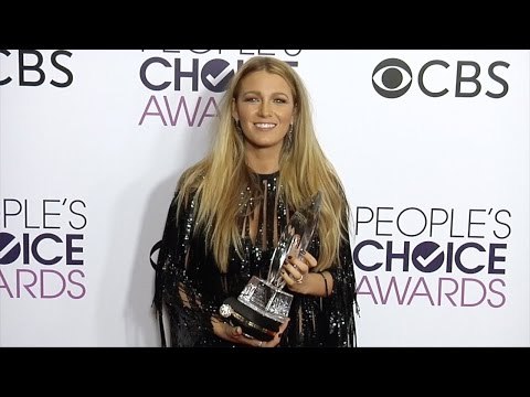 Blake Lively People's Choice Awards 2017 Press Room Red Carpet