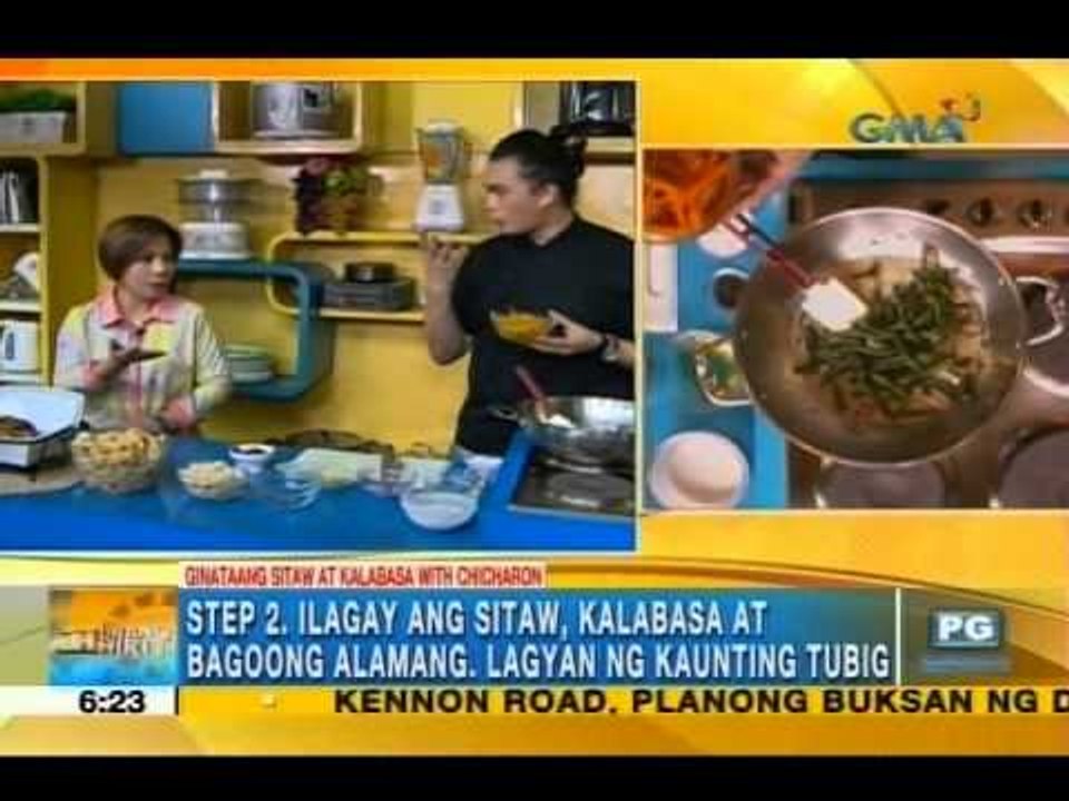 Kitchen Hirit: Ginataang sitaw at kalabasa with chicharon | Unang Hirit
