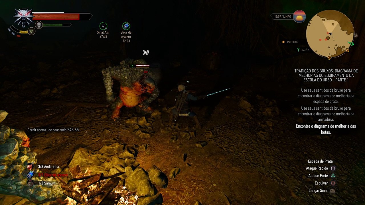 The Witcher 3 - 3 Contra 1
